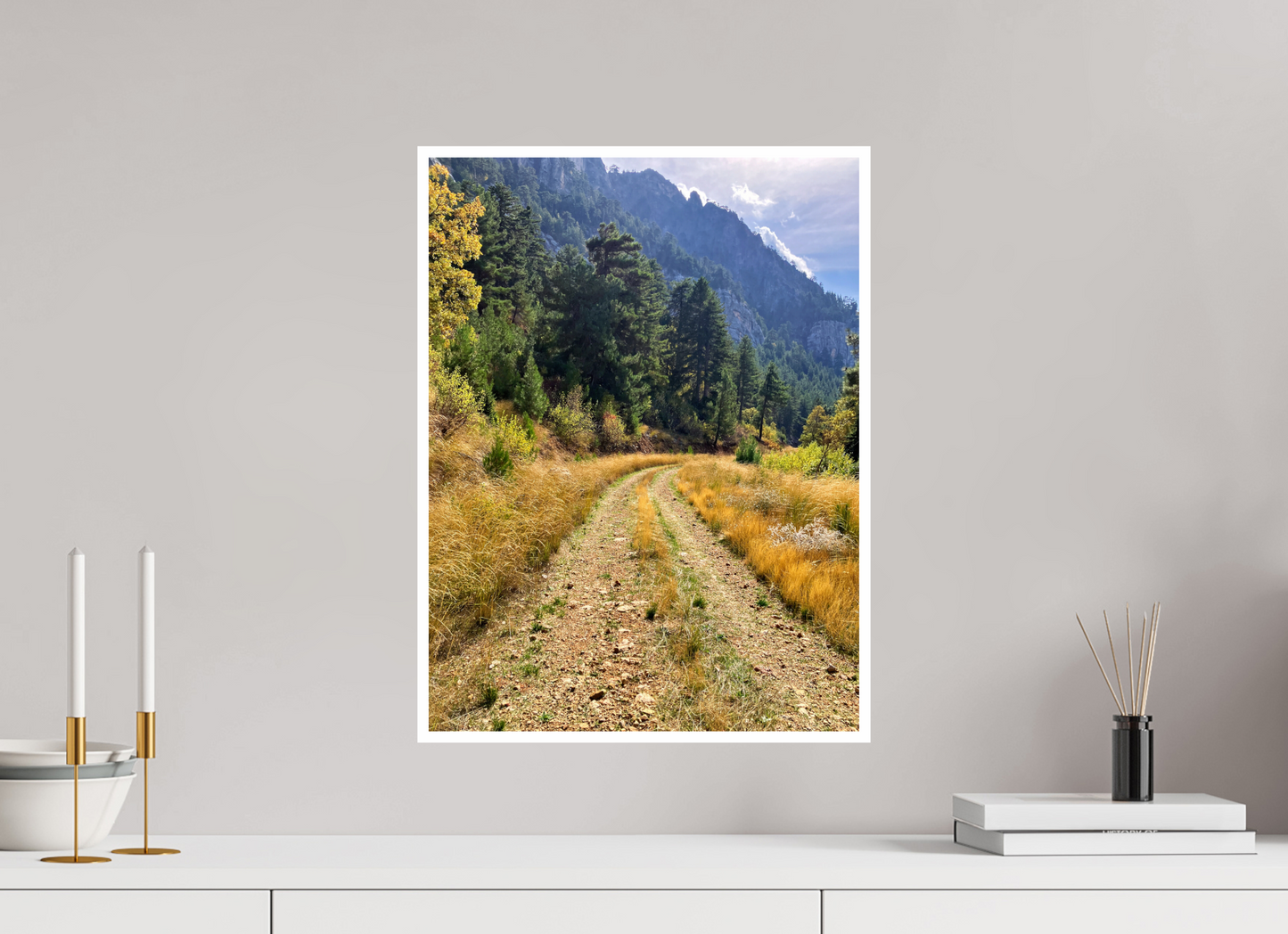 Embrace the Journey: "Down the Trail" - photo print