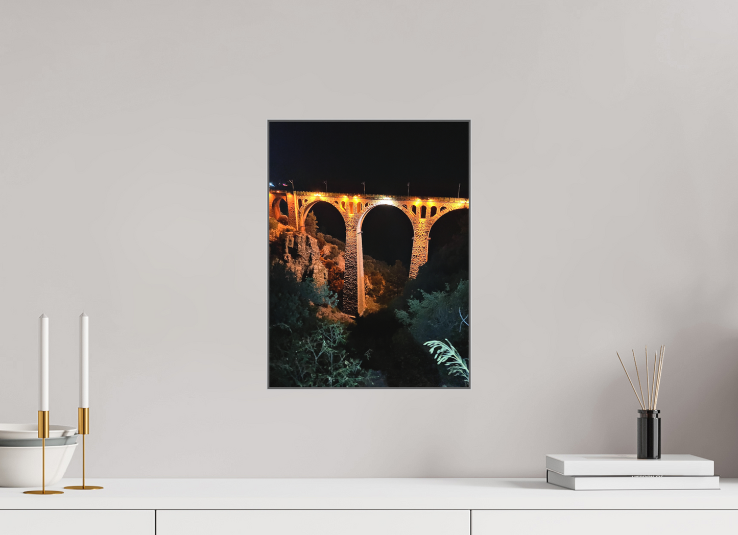 Cross into History: The Legendary "Varda Bridge" - photo print