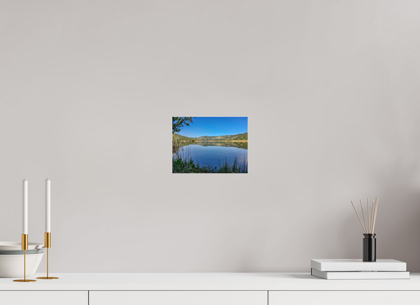 Capture the Serenity of "Lake Eymir": A Moment of Tranquility for Your Walls - photo print