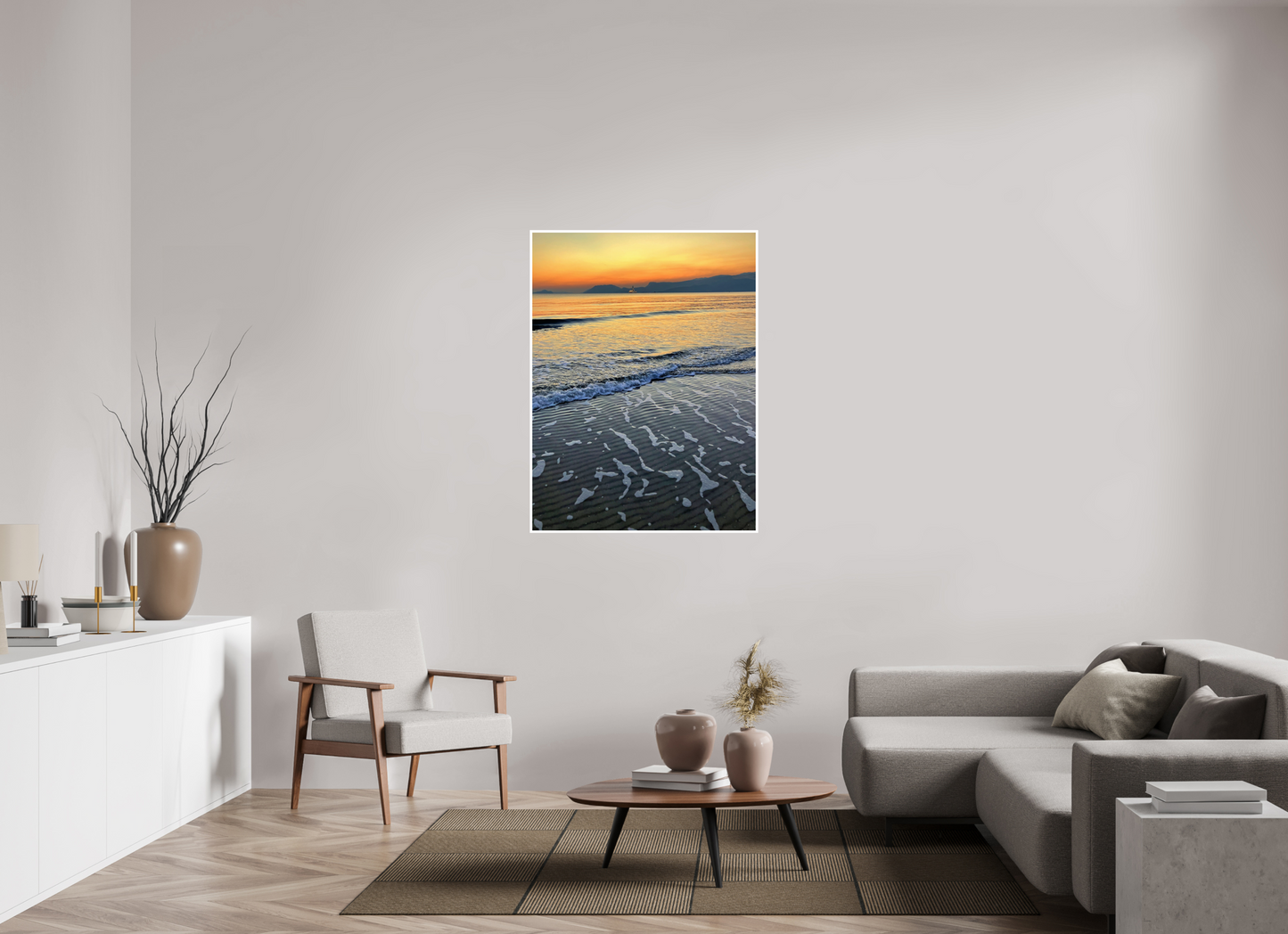 36 x 48″, Fine Art Print on Hahnemühle Paper Capture the Essence of Coastal Calm: "Seaside" - photo print