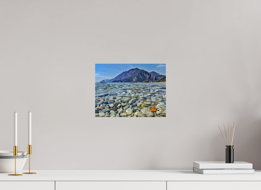 12 x 9″, ChromaLuxe HD Metal Print Embrace the Infinite Calm of the Mediterranean: "Sea Level" - photo print