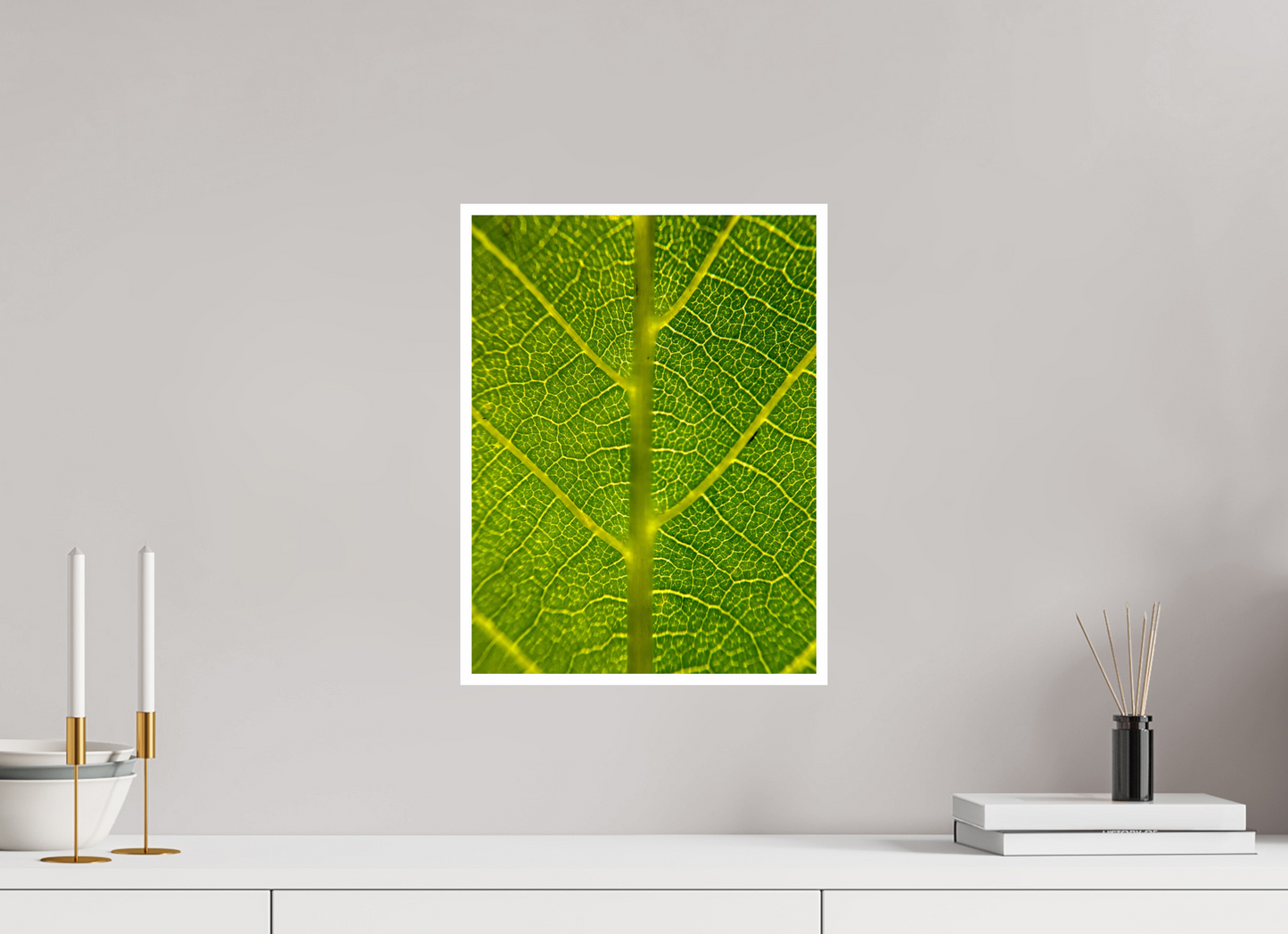 Discover the Beauty in Simplicity: "The Leaf" - photo print