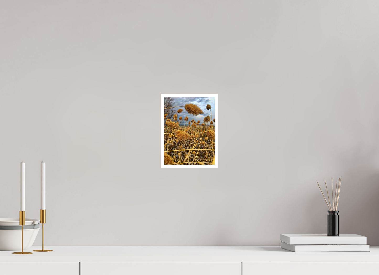 Bathe in the Warmth of Nature: "Golden Grass" - photo print