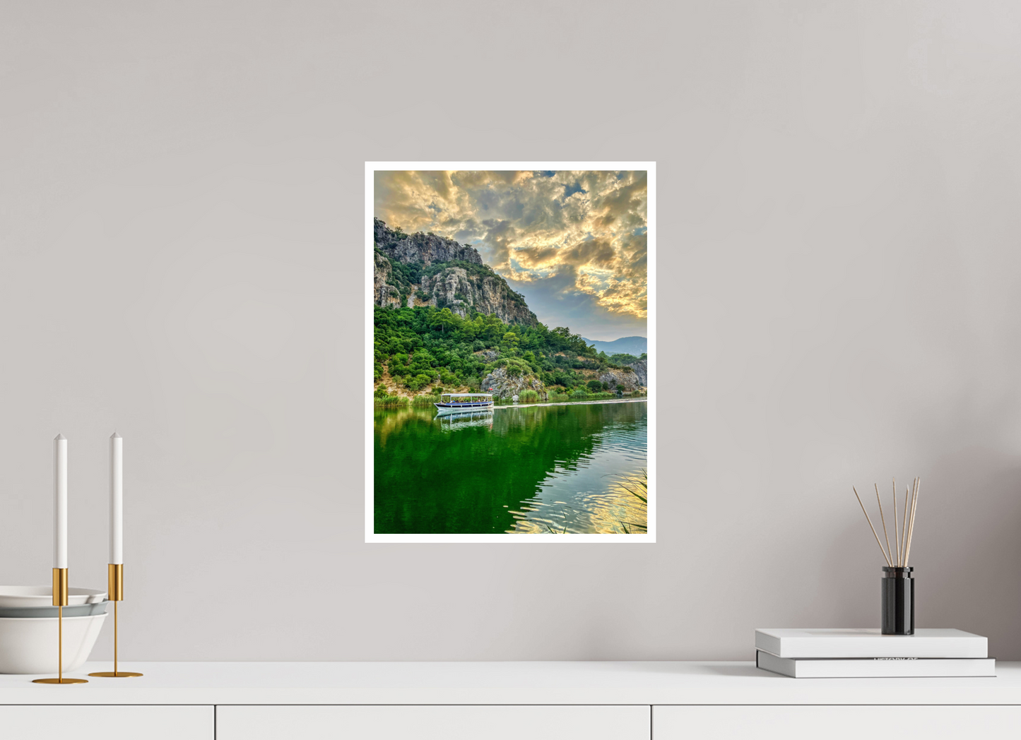 Glide Through Ancient Wonders: "Dalyan Channel" - photo print
