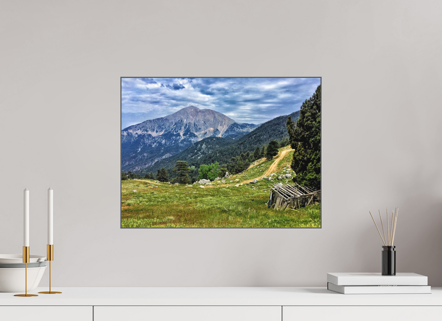 Follow the Path to Adventure: "The Mountain Trail" - photo print