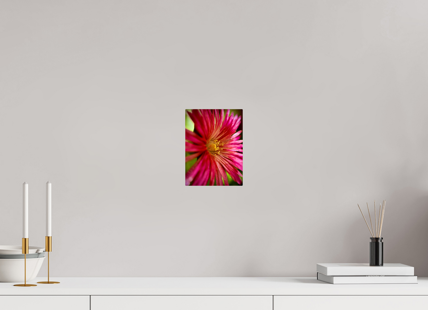 Witness the Ephemeral Art of Winter: "Close-up Trailing Ice Flower" - photo print