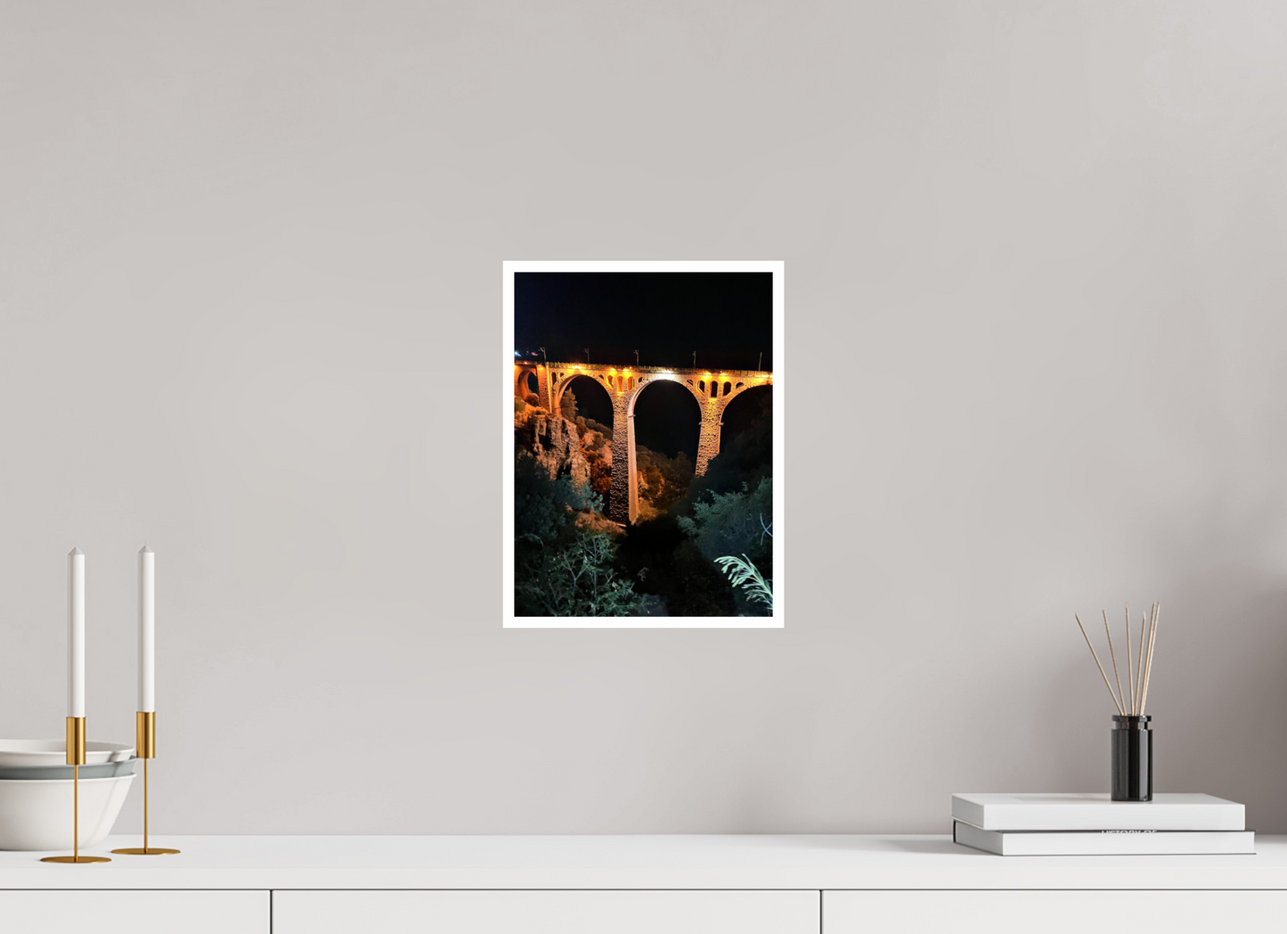 Cross into History: The Legendary "Varda Bridge" - photo print