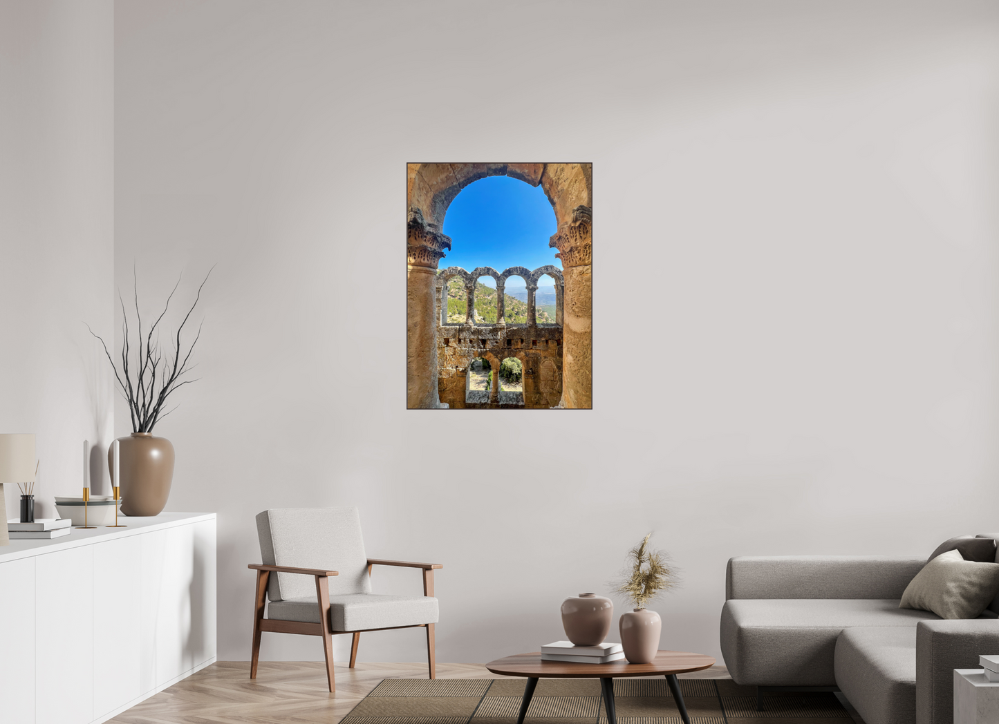 Echoes of History: "The Arches of Alahan Monastery" - photo print