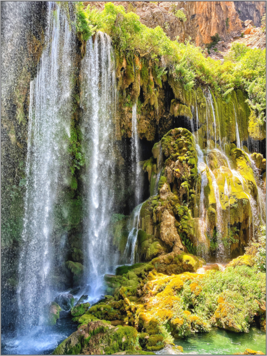 Experience the Power and Serenity of Nature: "The Waterfall" - photo print