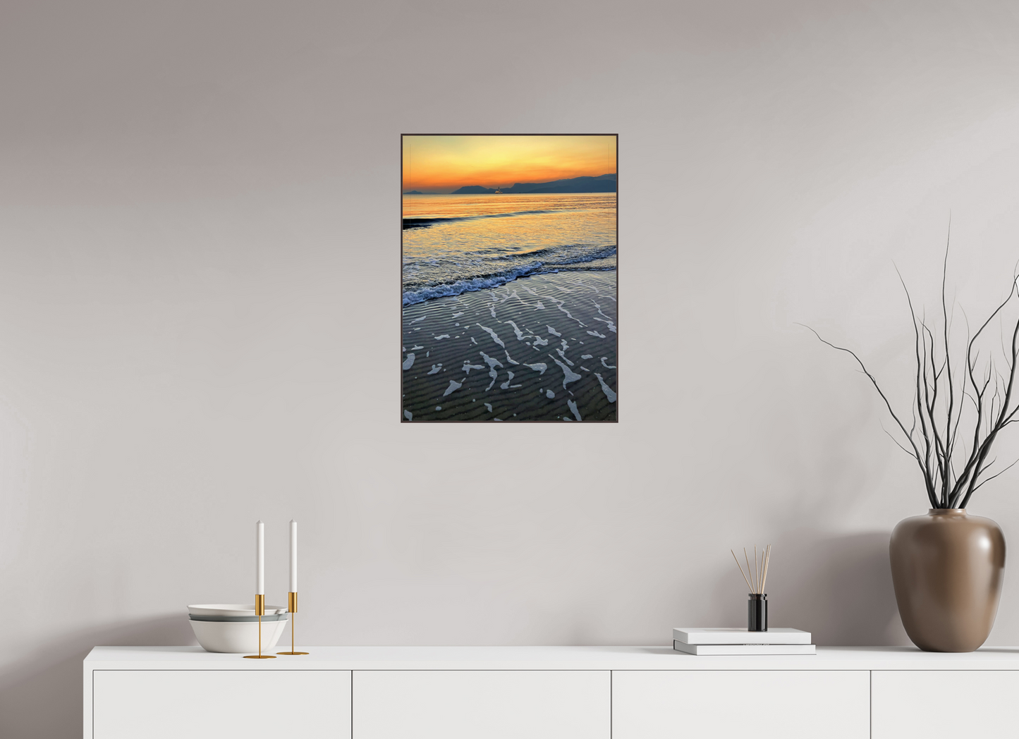 Capture the Essence of Coastal Calm: "Seaside" - photo print