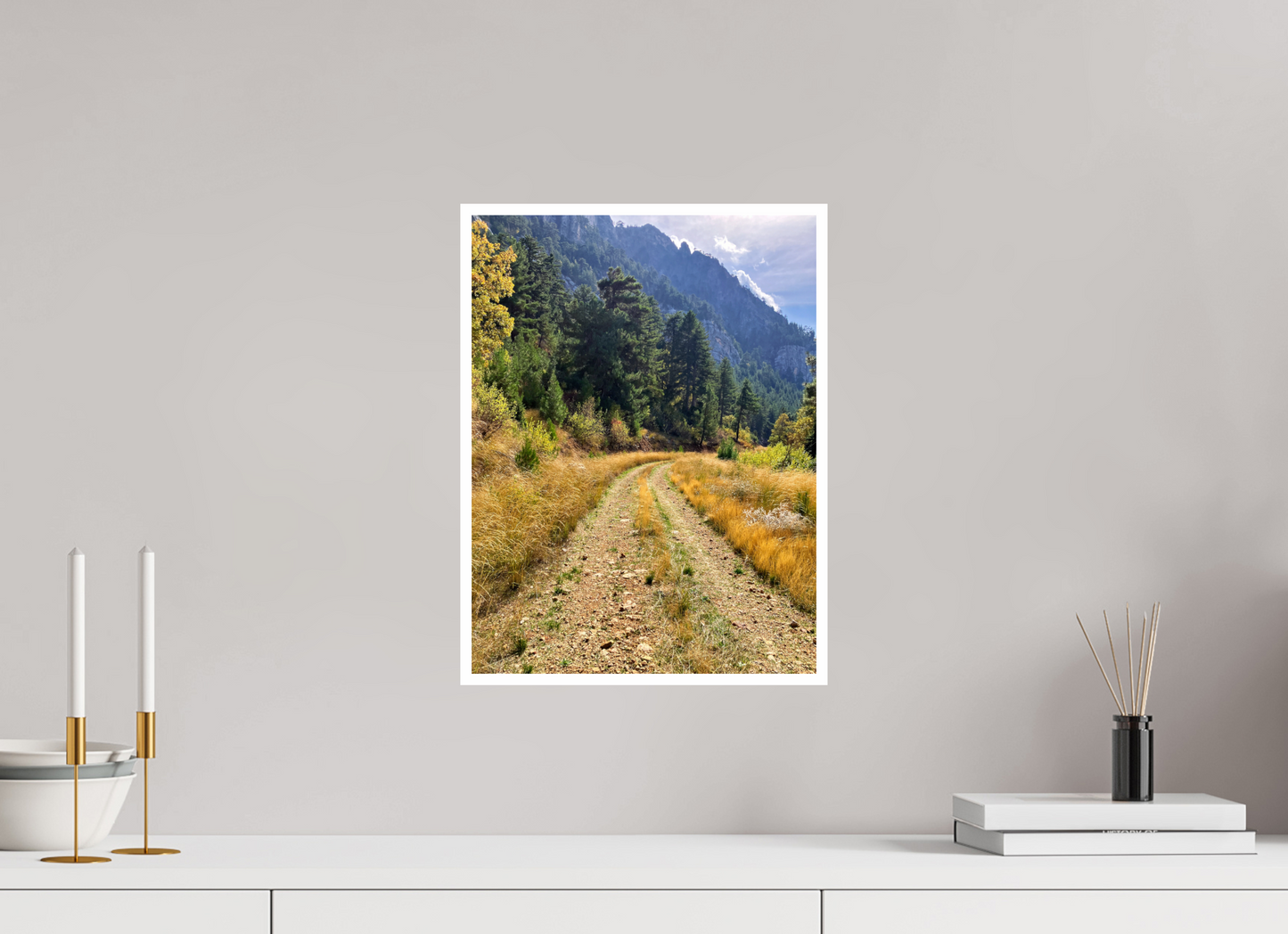 Embrace the Journey: "Down the Trail" - photo print