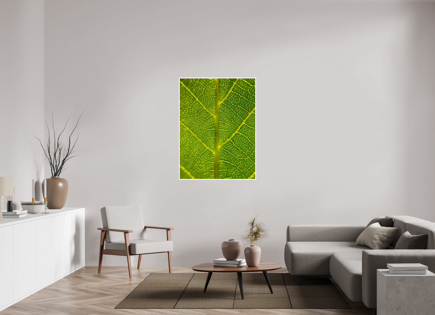 36 x 48″, Fine Art Print on Hahnemühle Paper Discover the Beauty in Simplicity: "The Leaf" - photo print