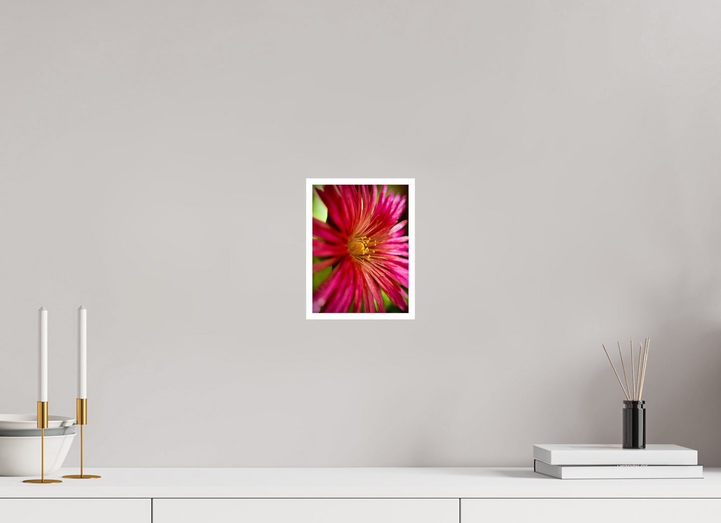 Witness the Ephemeral Art of Winter: "Close-up Trailing Ice Flower" - photo print
