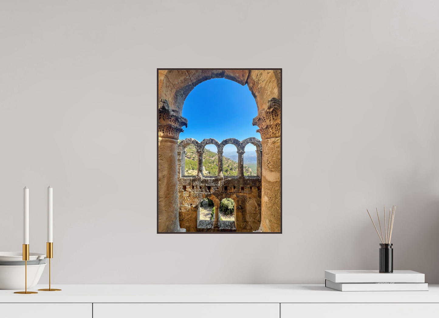 Echoes of History: "The Arches of Alahan Monastery" - photo print