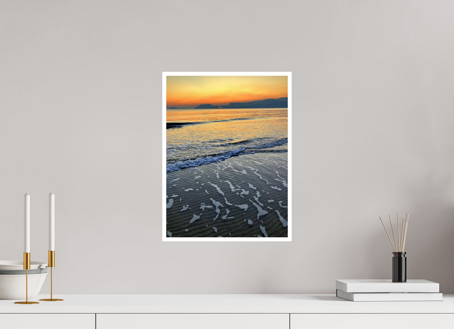 Capture the Essence of Coastal Calm: "Seaside" - photo print