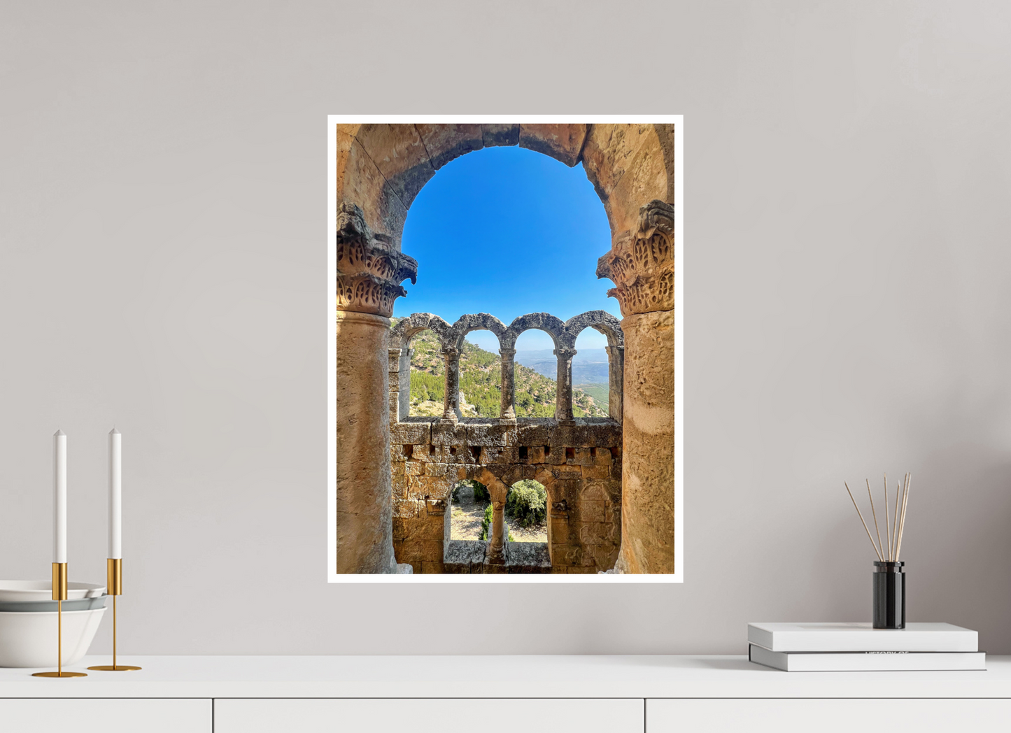 Echoes of History: "The Arches of Alahan Monastery" - photo print
