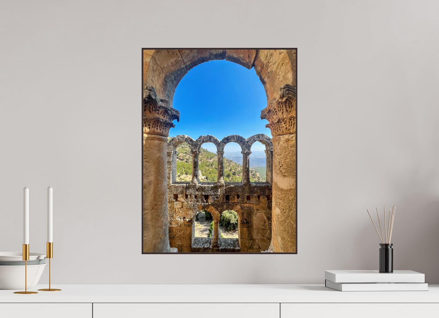 Echoes of History: "The Arches of Alahan Monastery" - photo print