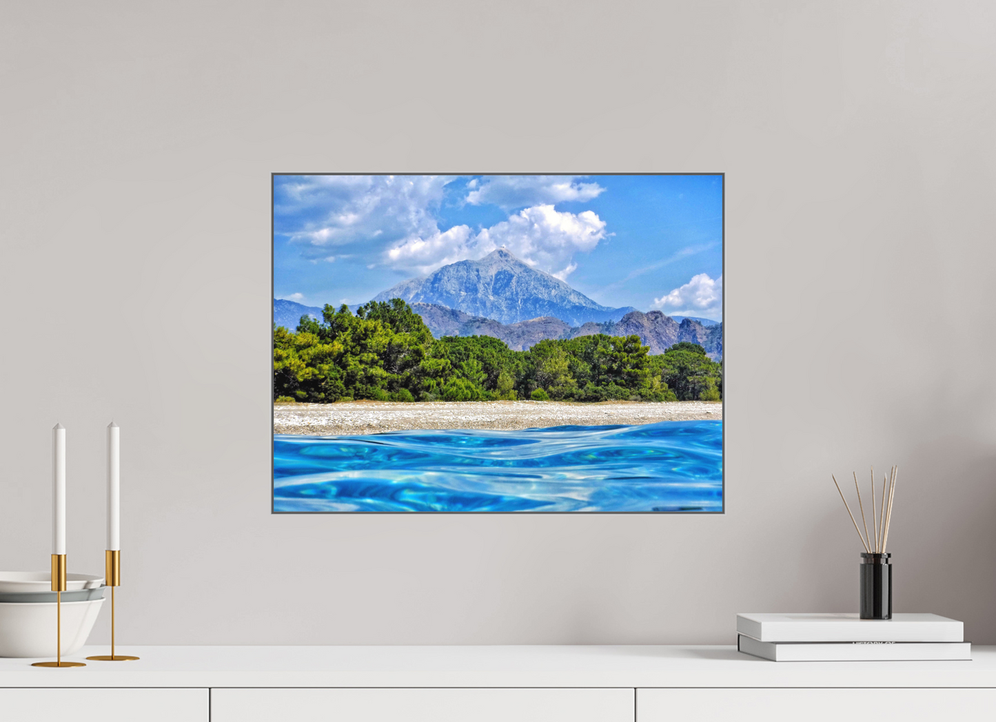 Bring Home the Majesty of the Gods: "The Mount Olympos" Summit - photo print