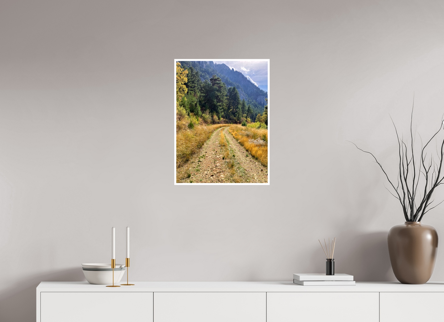 Embrace the Journey: "Down the Trail" - photo print