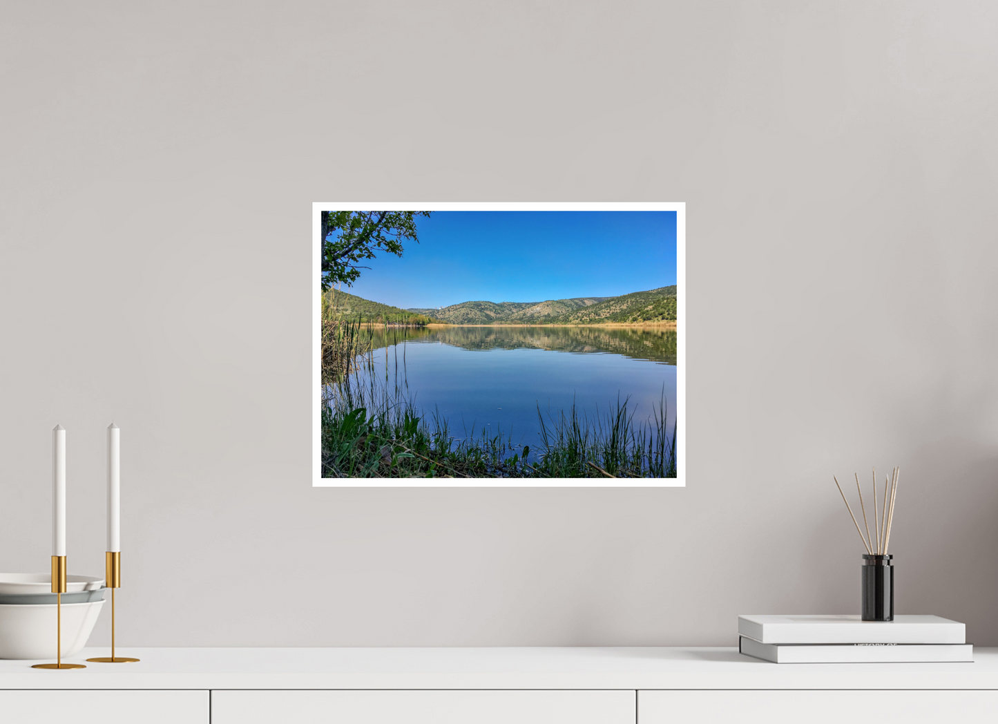 Capture the Serenity of "Lake Eymir": A Moment of Tranquility for Your Walls - photo print