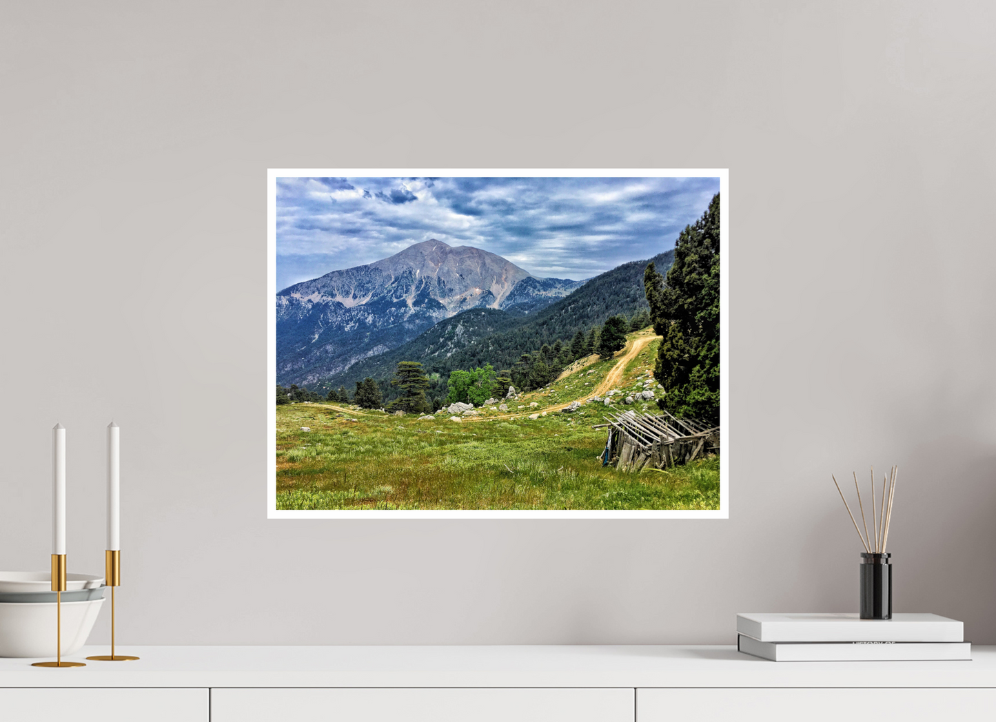 Follow the Path to Adventure: "The Mountain Trail" - photo print