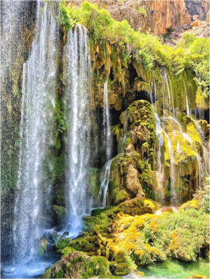 Main image Photo print of "The Waterfall" by Luvinans