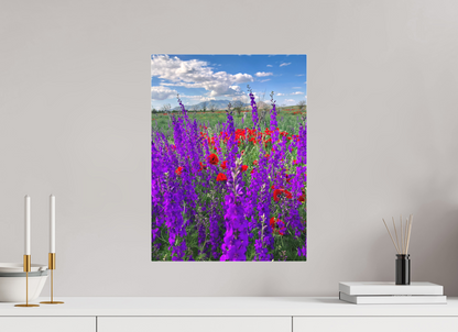 15 x 20″, Print for Indoors Photo print of "Tall Purple Larkspul" by Luvinans