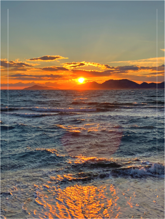 Main image Photo print of "Sun Waves" by Luvinans.