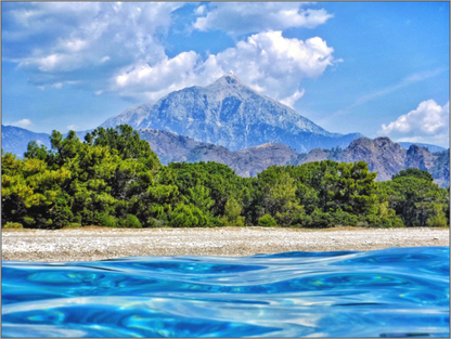 Bring Home the Majesty of the Gods: "The Mount Olympos" Summit - photo print