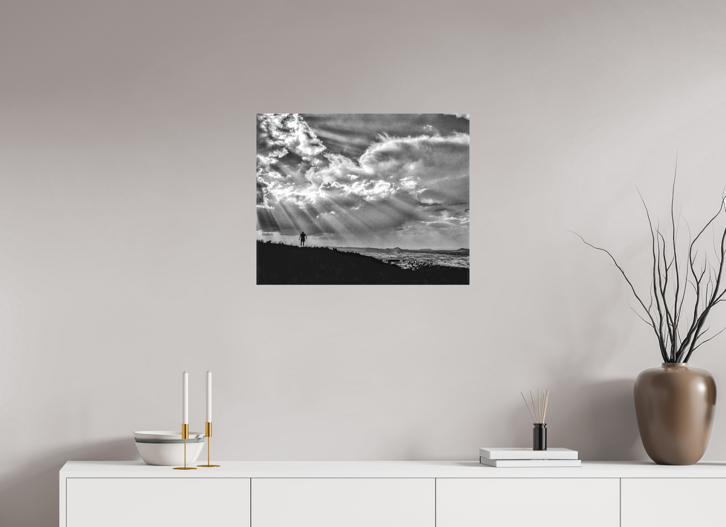 25 x 20″, Matte Canvas on Stretcher Frame Feel the Rush of the Wild: "Trail Run" - photo print