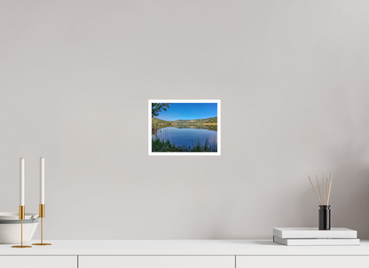 Capture the Serenity of "Lake Eymir": A Moment of Tranquility for Your Walls - photo print