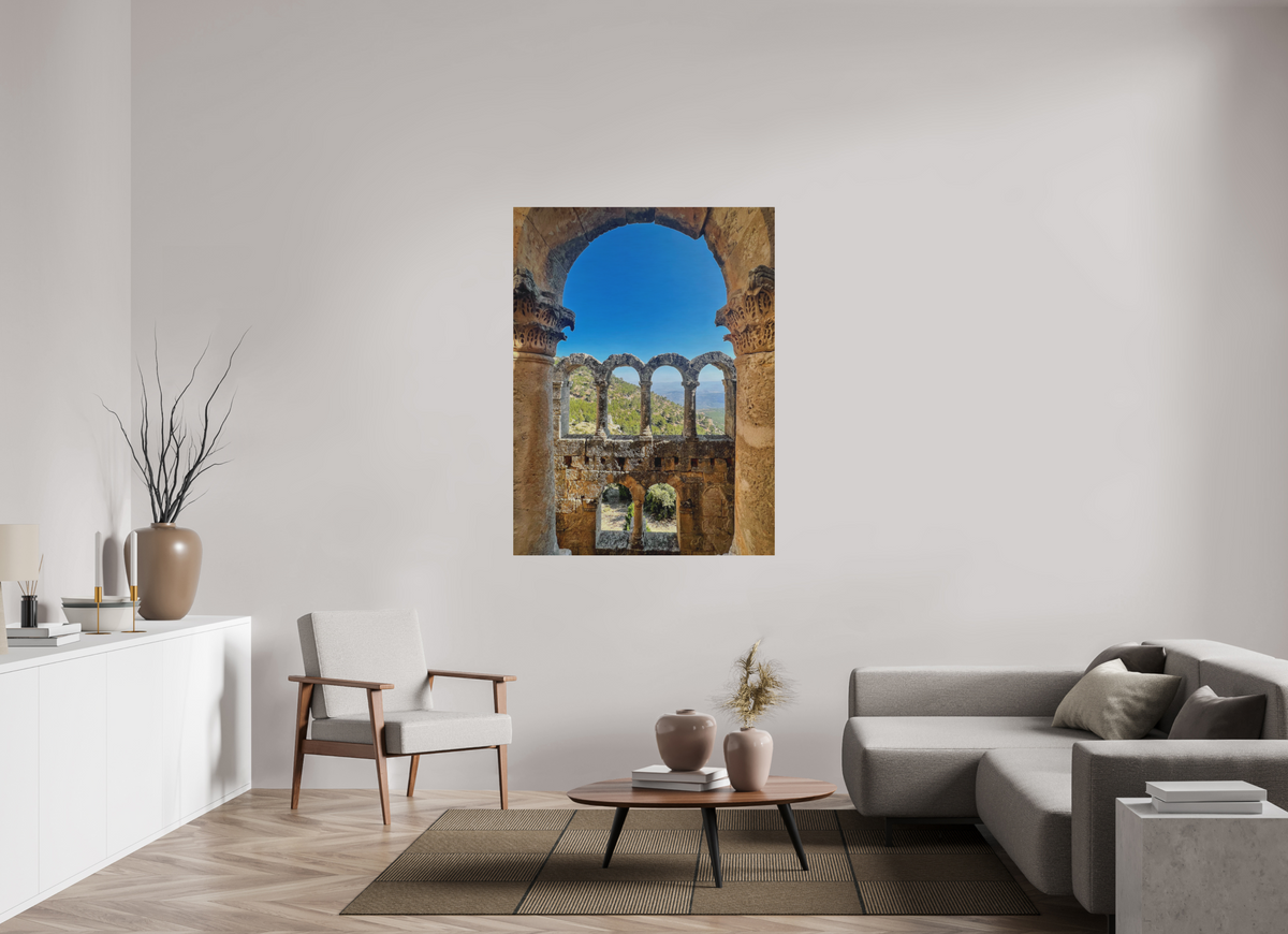 42 x 56″, Print for Outdoors Photo print of "Thae Arches of Alahan Monastery" by Luvinans