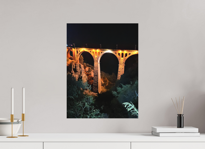 Cross into History: The Legendary "Varda Bridge" - photo print