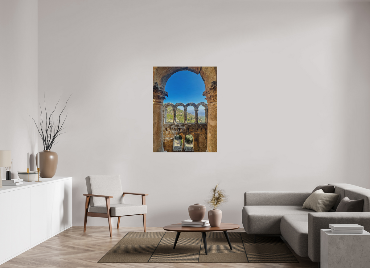 36 x 48″, Print for Outdoors Photo print of "Thae Arches of Alahan Monastery" by Luvinans