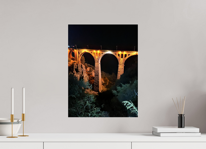 Cross into History: The Legendary "Varda Bridge" - photo print