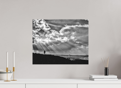 20 x 16″, Matte Canvas on Stretcher Frame Feel the Rush of the Wild: "Trail Run" - photo print