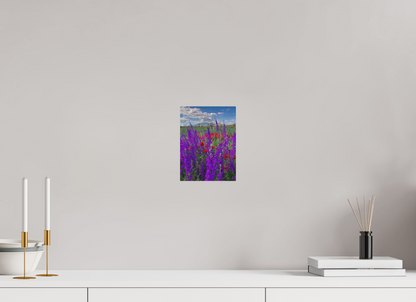 6 x 8″, Print for Outdoors Photo print of "Tall Purple Larkspul" by Luvinans