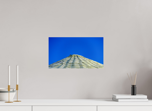 16 x 9″, ChromaLuxe HD Metal Print Escape to Serenity: Bring the Calming Essence of the Coast into Your Home with "Beach Sky" - photo print