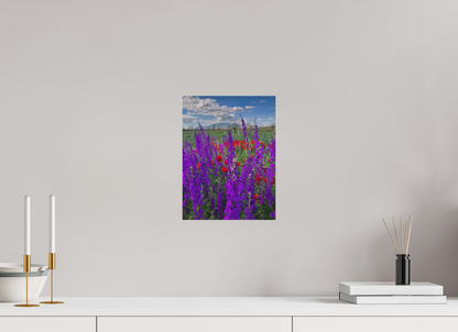9 x 12″, Print for Outdoors Photo print of "Tall Purple Larkspul" by Luvinans