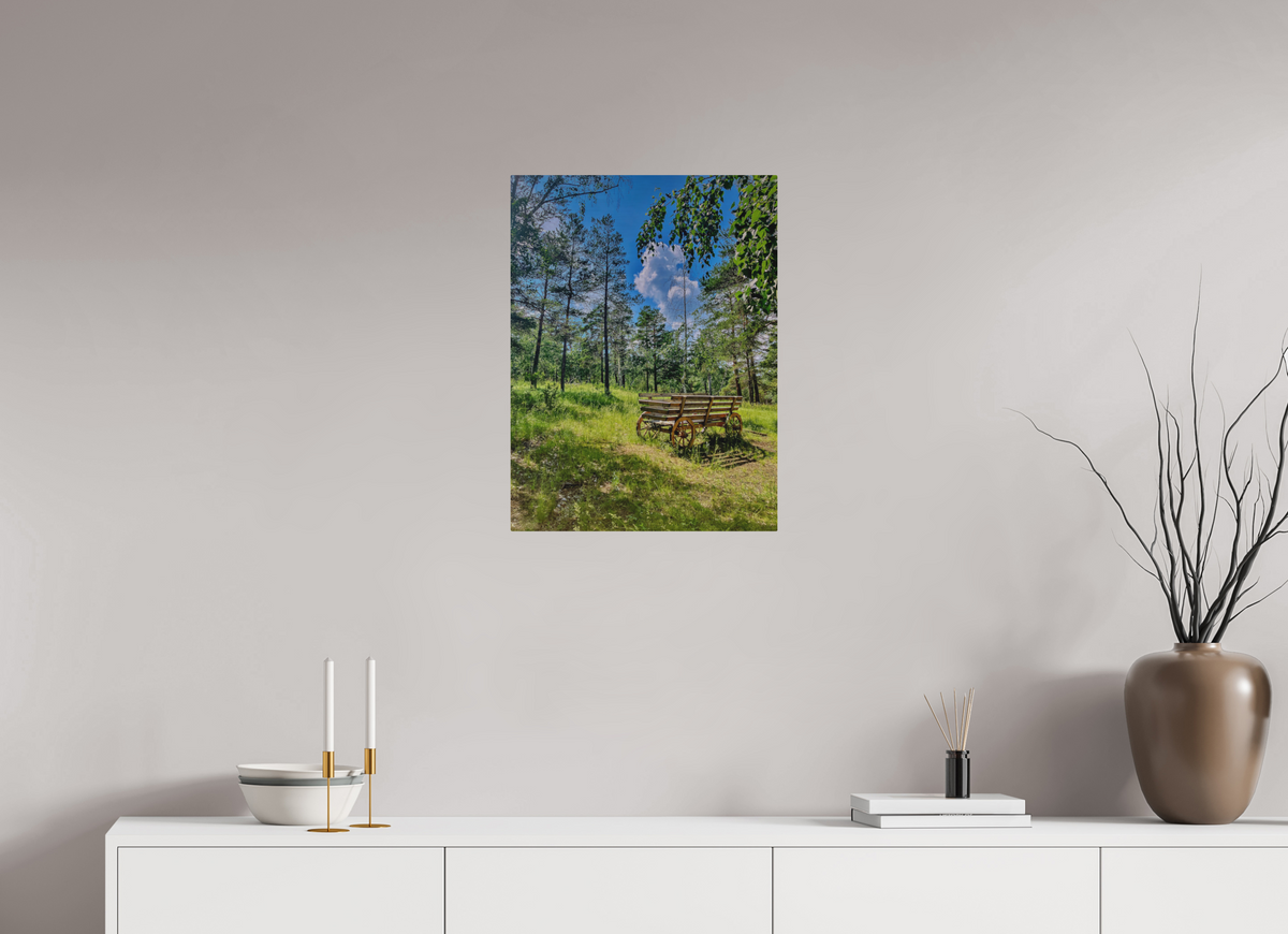 18 x 24″, Print for Outdoors Photo print of "Wheels on Green" by Luvinans