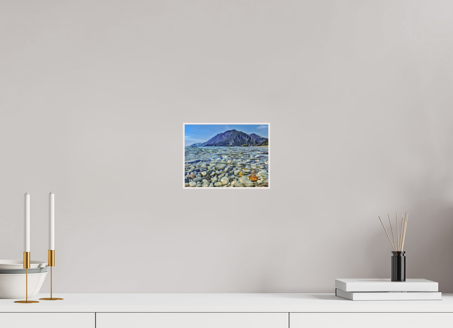 Embrace the Infinite Calm of the Mediterranean: "Sea Level" - photo print