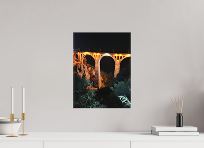 Cross into History: The Legendary "Varda Bridge" - photo print