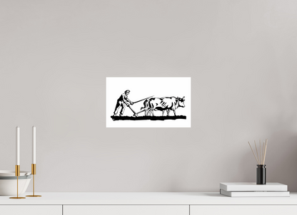 A Homage to Diligence: "The Raw Effort" - illustration print