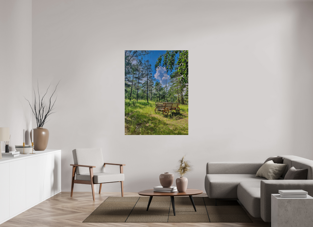 42 x 56″, Print for Outdoors Photo print of "Wheels on Green" by Luvinans