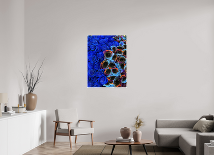 Indulge in the Dramatic Beauty of "Heavy Roses" - photo print