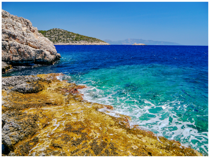 Main image Dive into the Azure Dream: "Mediterranean Sea" - photo print