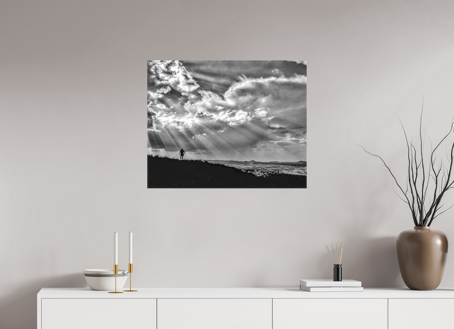 30 x 24″, Matte Canvas on Stretcher Frame Feel the Rush of the Wild: "Trail Run" - photo print