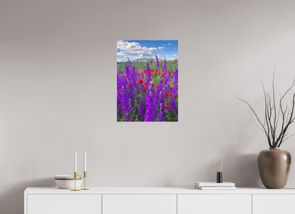 18 x 24″, Print for Indoors Photo print of "Tall Purple Larkspul" by Luvinans
