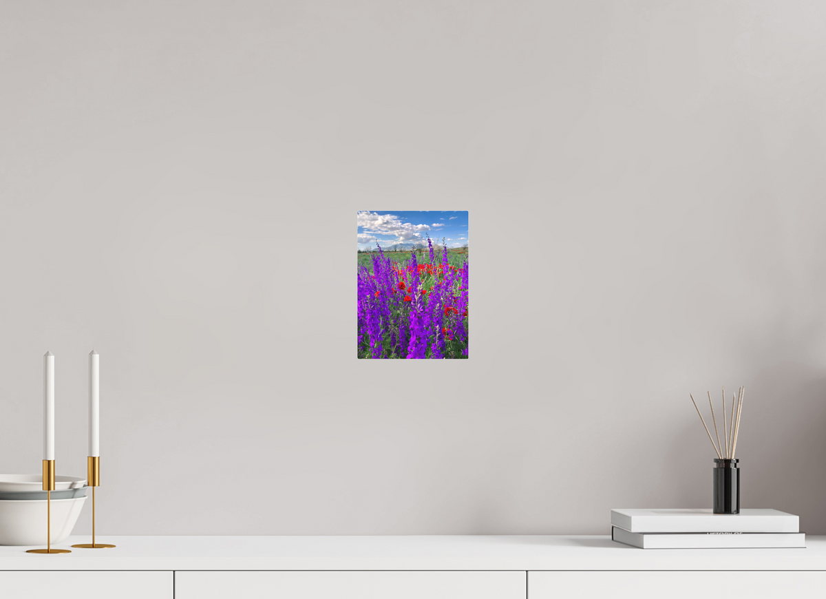 6 x 8″, Print for Indoors Photo print of "Tall Purple Larkspul" by Luvinans