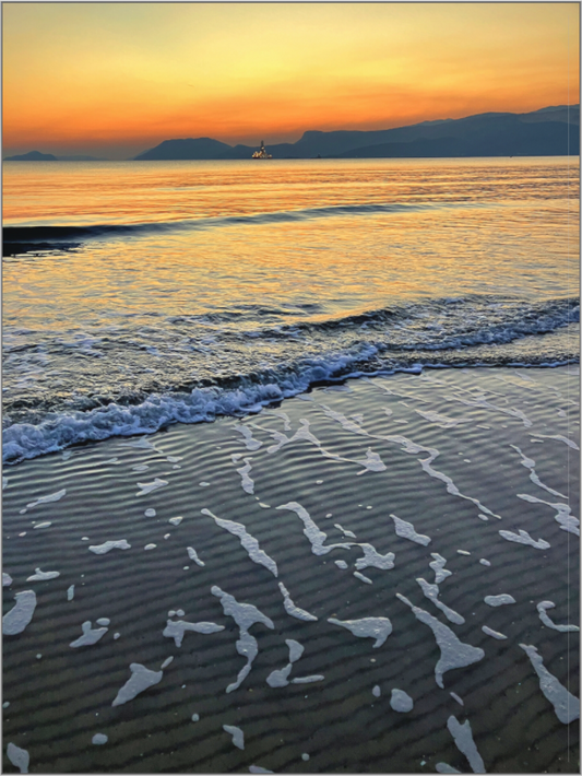 Capture the Essence of Coastal Calm: "Seaside" - photo print
